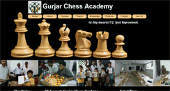 Desktop Screenshot of gurjarchessacademy.com