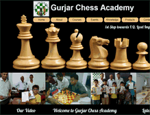 Tablet Screenshot of gurjarchessacademy.com